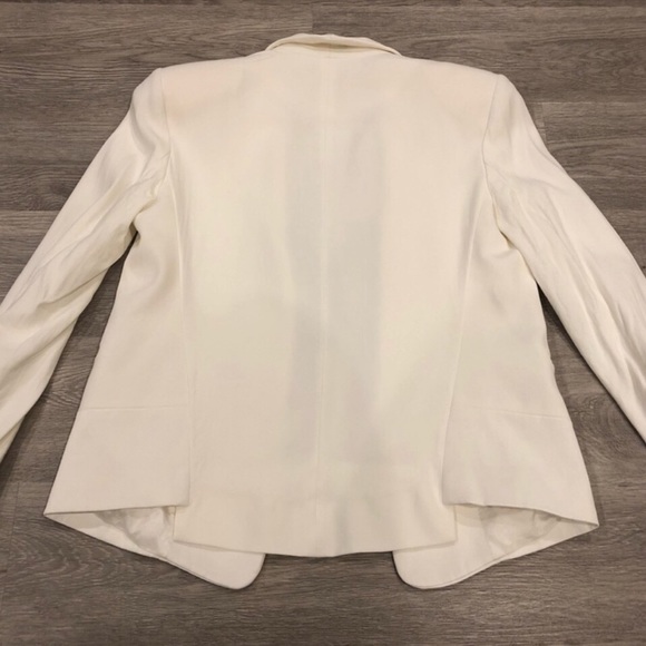 NWT Sandro Paris Vanille white blazer